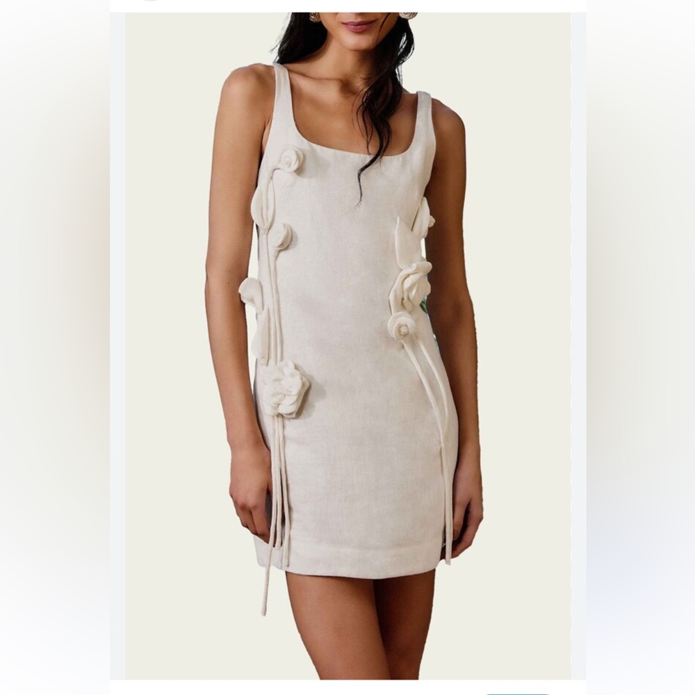New Farm Rio Sleeveless Euroflax Mini Dress